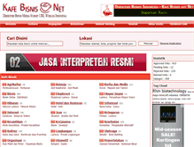 Tablet Screenshot of kafebisnis.net